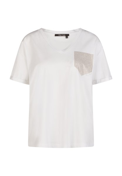 MARC AUREL T-Shirt mit Strass Applikation 10780222