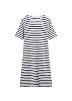 Vorschau: MARC O´POLO Streifen-Jerseykleid loose mit TENCEL™ Modal 10801336