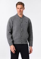 LACOSTE Strickjacke Collegekragen Druckknopf 10804198