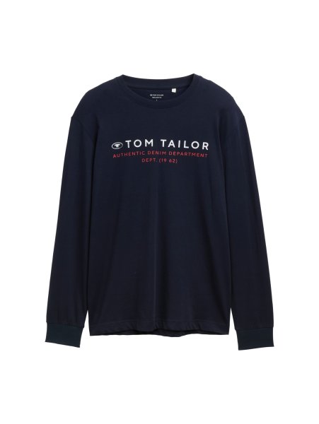 TOM TAILOR Langarmshirt mit Logo-Print 10821973