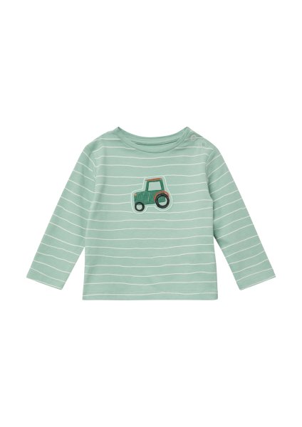 S.OLIVER Langarmshirt mit Applikation 10814626
