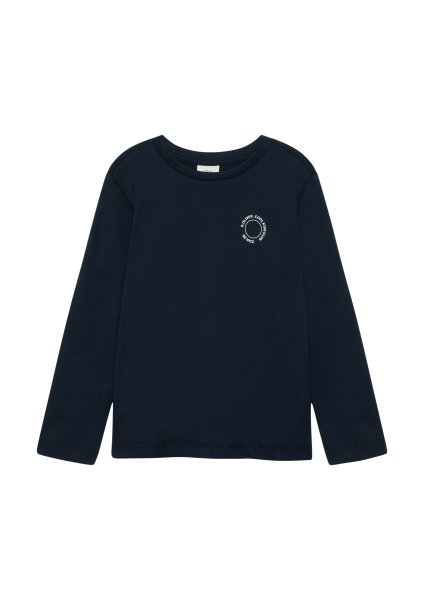 S.OLIVER Longsleeve aus Baumwolle mit kleinem Print-Detail 10765101