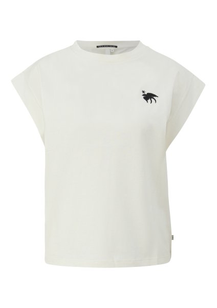 QS T-Shirt mit Stickerei 10811295