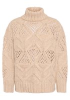 Vorschau: MARC AUREL Pullover mit grobem Zopfmuster 10812276