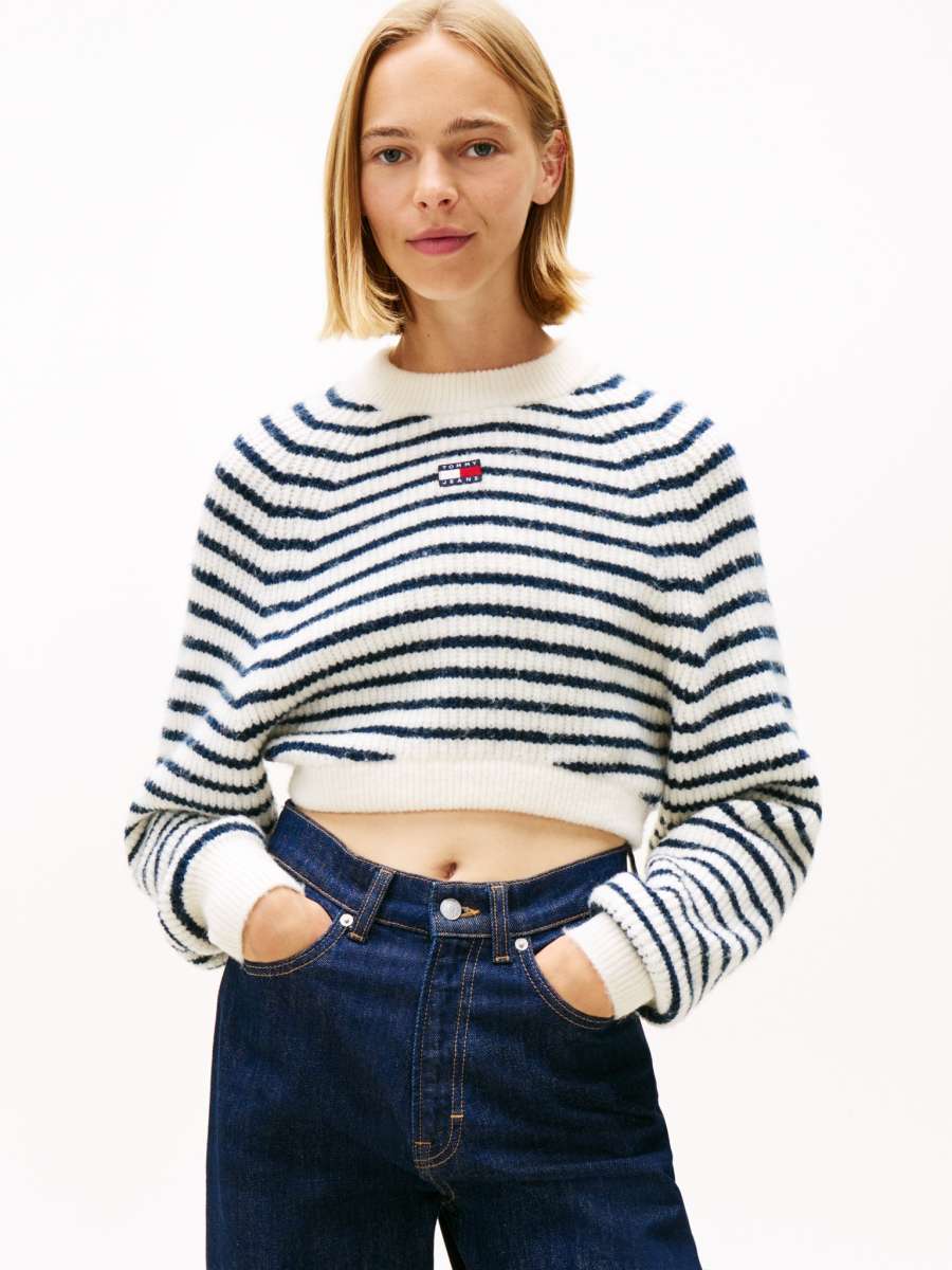 Pepe Jeans Damen Berta T-Shirt - Weiches Denim-Top Mit V-Ausschnitt Und Schößchen, 3/4-Ärmel