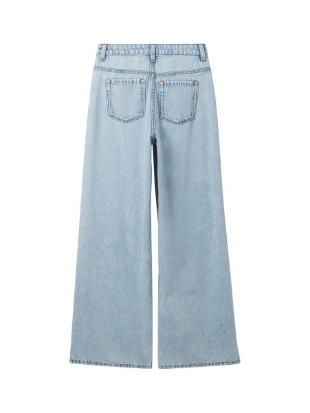 TOM TAILOR DENIM Wide Leg Jeans mit recycelter Baumwolle 10779743