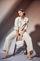 Vorschau: s.Oliver BLACK LABEL Ärmelloses Blusenshirt mit floralem Mesh-Layer 10834702