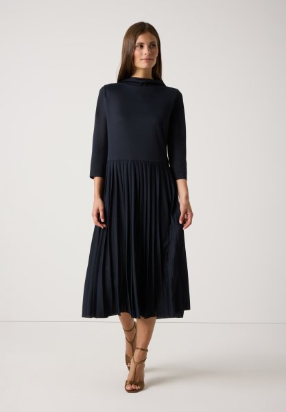 MORE & MORE Jerseykleid mit Plisseefalten 10806931