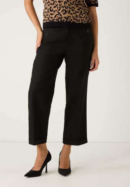 MORE & MORE Verkürzte Hose mit Aufschlag 10833542