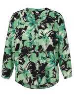 Vorschau: VIA APPIA DUE Bluse mit V-Ausschnitt 10792391