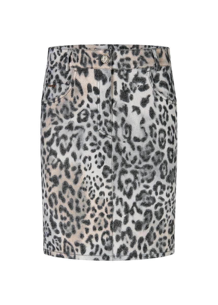 Riani A-Line Short Double Button Mac Coral