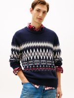 Vorschau: TOMMY HILFIGER Rundhals-Pullover mit Norwegermuster 10807217