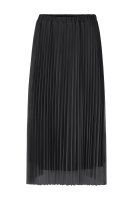 RICH & ROYAL Schwarzer Tüll-Plisseerock in Midilänge. 10839489