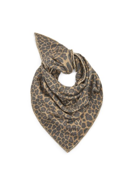 CODELLO Kaschmirweiches Dreieckstuch mit Fellmuster 10810740