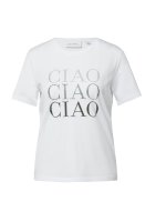 Vorschau: Comma Jersey-T-Shirt mit Strasssteinchen 10829771