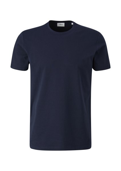 S.OLIVER BLACK LABEL T-Shirt aus Baumwollstretch 10746336