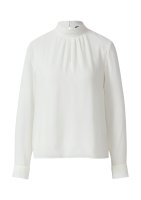 Vorschau: S.OLIVER BLACK LABEL Chiffon-Bluse mit Futter und gerafftem Kragen 10814662