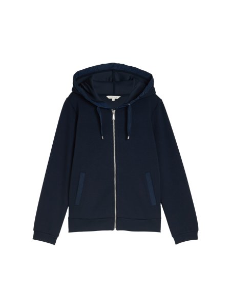 TOM TAILOR Hoodie Sweatjacke aus Scuba 10831711