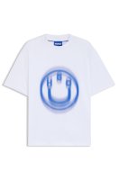 Vorschau: HUGO BLUE All-gender T-Shirt mit Blurred-Logo-Print 10797732