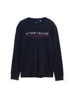Vorschau: TOM TAILOR Langarmshirt mit Logo-Print 10821973