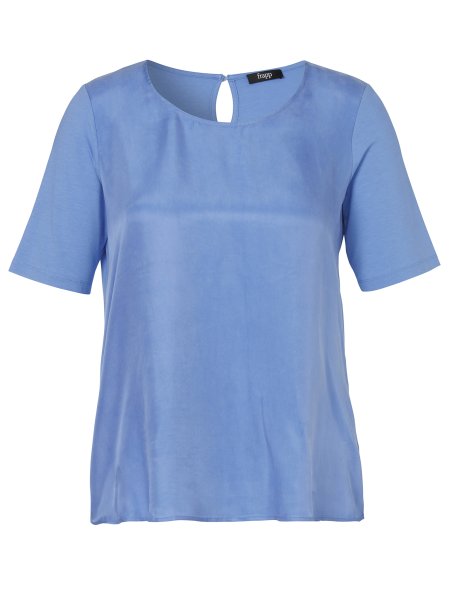 FRAPP Leicht ausgestelltes Halbarm-Blusenshirt 10792356