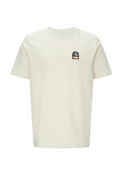 QS T-Shirt mit gesticktem Patch 10761031