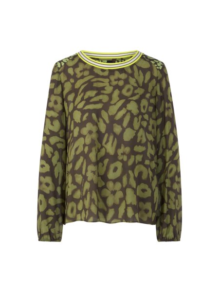 MARC CAIN Schlupfbluse mit Leo-Druck 10809082