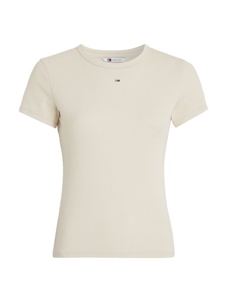 TOMMY JEANS Essential Slim Fit Rippstrick T-Shirt 10735028