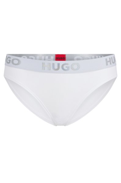 HUGO RED SLIP AUS STRETCH-BAUMWOLLE MIT LOGO AM BUND BRIEF SPORTY 10682299