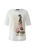 Vorschau: Oui T-Shirt mit handgezeichnetem Motiv 10825090