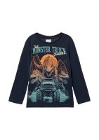 Vorschau: S.OLIVER Longsleeve mit großem Dino-Print und Stickerei-Details 10814543