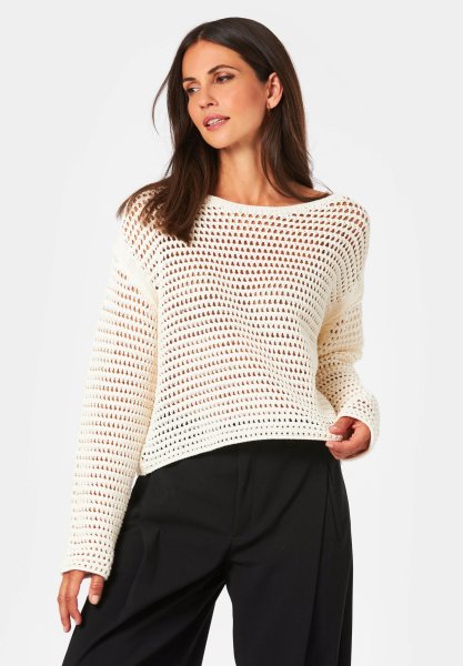 DRYKORN Pullover in Häkelstruktur 10799547