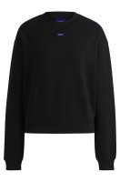 HUGO BLUE Sweatshirt aus Baumwoll-Terry mit Logo-Aufnäher 10782308