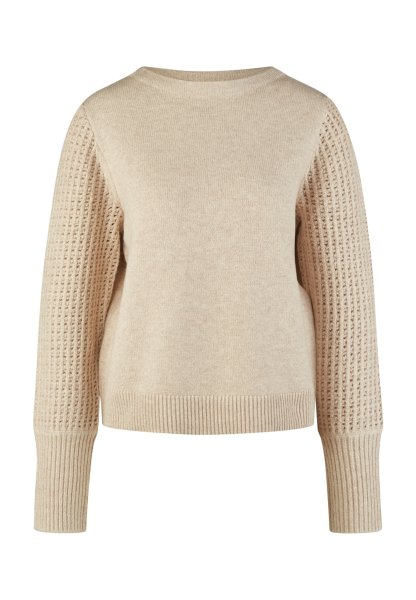 MARC AUREL Pullover mit Netzmuster 10780281