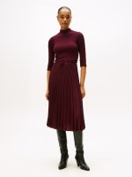 Vorschau: TOMMY HILFIGER Fit-and-Flare-Maxikleid mit Falten 10805747