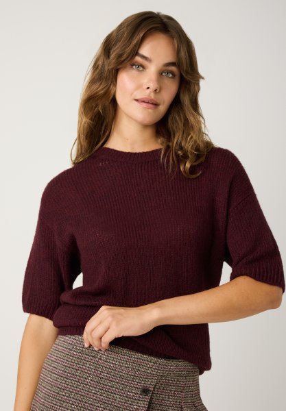 MORE & MORE Kurzarm-Pullover 10806955