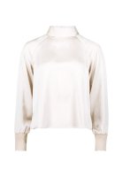 Vorschau: ZERO Satinbluse mit Stehkragen 10834043