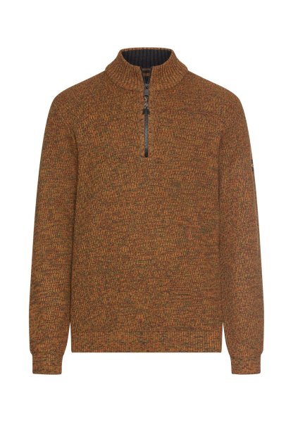 CAMEL ACTIVE Strick Troyer mit strukturiertem Obermaterial und Reißverschluss 10814136