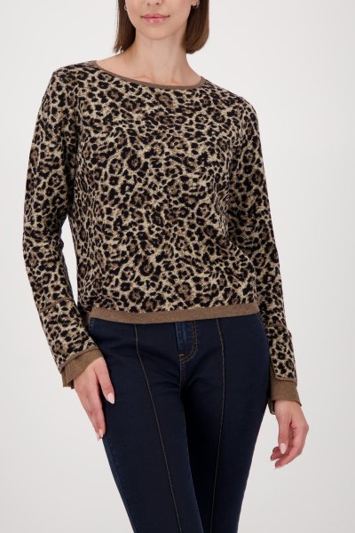 MONARI Pullover mit Leopardenmuster 10832905