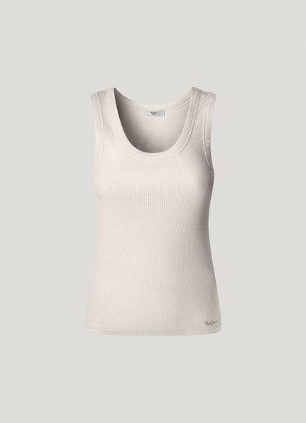 PEPE JEANS Top Ärmellos Gerippt 10797291