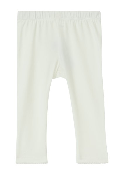 S.OLIVER Leggings aus Baumwolljersey mit Verzierung am Saum 10811251