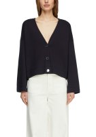 Vorschau: Comma Moderner Half-Milano V-Neck Cardigan mit Signature-Knöpfen 10834608