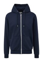 Vorschau: QS Sweatjacke mit Rippsaum 10743992