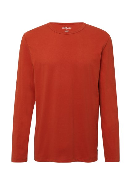 S.OLIVER Longsleeve mit Crew Neck und Label-Patch 10814435