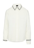 Vorschau: S.OLIVER BLACK LABEL Strukturierte Hemdbluse aus Viskosemix mit dekorativen Details 10788534