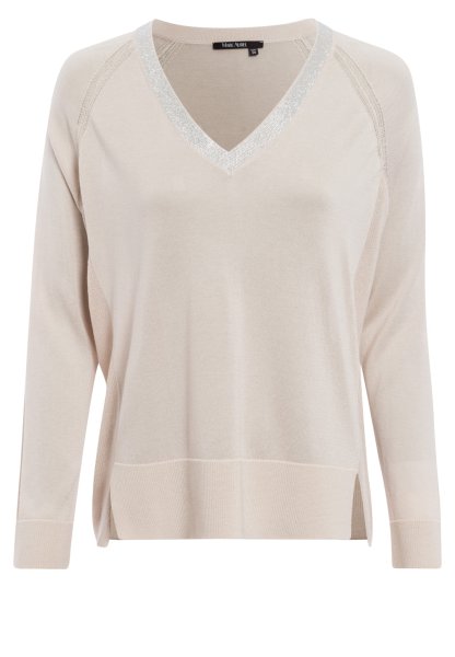 MARC AUREL Pullover mit Strass-Besatz 10805911