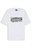 Vorschau: HUGO BLUE All-gender T-Shirt aus Baumwoll-Jersey mit Grafik-Print 10805034