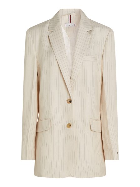 TOMMY HILFIGER Blazer aus Viskose und Leinen 10780632