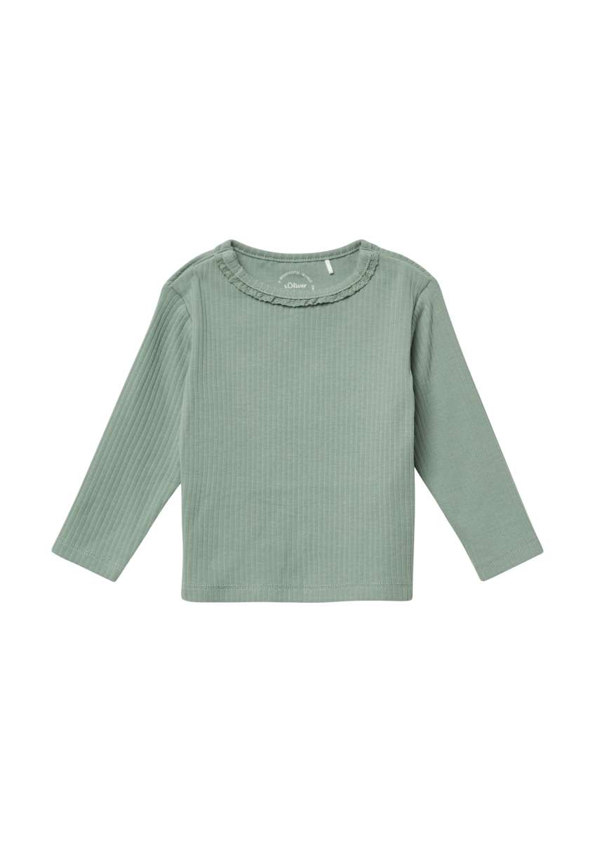 S.Oliver Mädchen Langarmshirt – Einfaches Basic, Bequem & Vielseitig | Für Den Alltag Oder Unter Pullovern