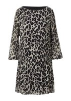 Vorschau: S.OLIVER BLACK LABEL Plissiertes Chiffonkleid mit Allover-Print 10811303